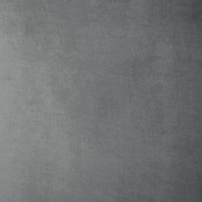 Gray Solid Wood Full Upholstered Velvet Bed with Nailhead Trim