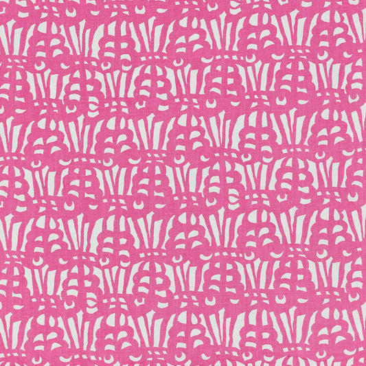 SCHUMACHER  RAOUL TEXTILES BRUNO PRINTS PRINTS FUCHSIA   - 545B83