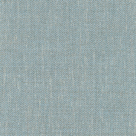 SCHUMACHER  CHROMA BRYTON LINEN HERRINGBONE TEXTURES TEXTURES BLUESTONE   - 54921