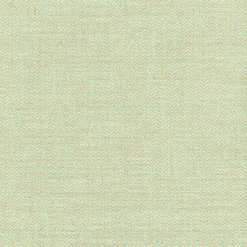 Mint and ivory herringbone fabric texture with subtle chevron pattern; soft upholstery or wallpaper look.