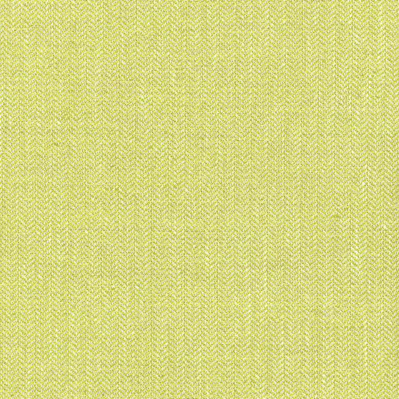 SCHUMACHER  CHROMA BRYTON LINEN HERRINGBONE TEXTURES TEXTURES LIME   - 54926