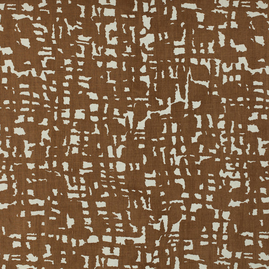 SCHUMACHER  RAOUL TEXTILES HUGO PRINTS PRINTS TOBACCO   - 552V62
