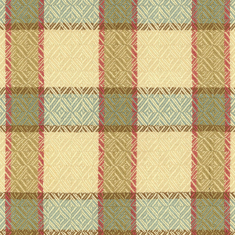 SCHUMACHER  CHROMA CHESTERFIELD PLAID PATTERN WOVENS PATTERN WOVENS COTTAGE   - 55330