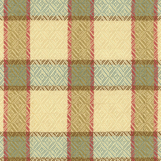 SCHUMACHER  CHROMA CHESTERFIELD PLAID PATTERN WOVENS PATTERN WOVENS COTTAGE   - 55330