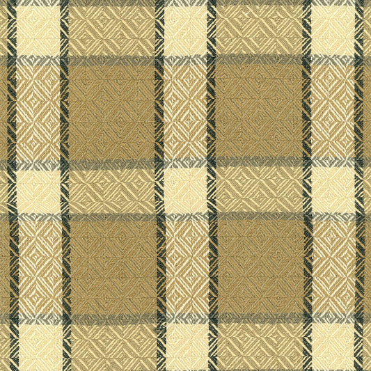 SCHUMACHER  CHROMA CHESTERFIELD PLAID PATTERN WOVENS PATTERN WOVENS CORK   - 55331