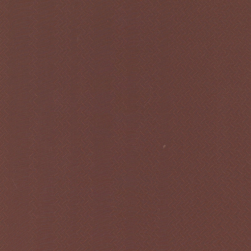 SCHUMACHER  ESSENTIALS: SMALL SCALE UPHOLSTERY FABRICS ZIG-ZAG EMBROIDERIES EMBROIDERIES DEEP COPPER   - 55451