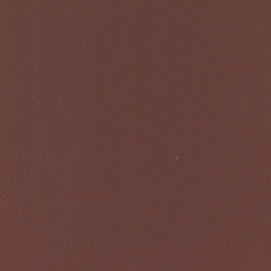 SCHUMACHER  ESSENTIALS: SMALL SCALE UPHOLSTERY FABRICS ZIG-ZAG EMBROIDERIES EMBROIDERIES DEEP COPPER   - 55451