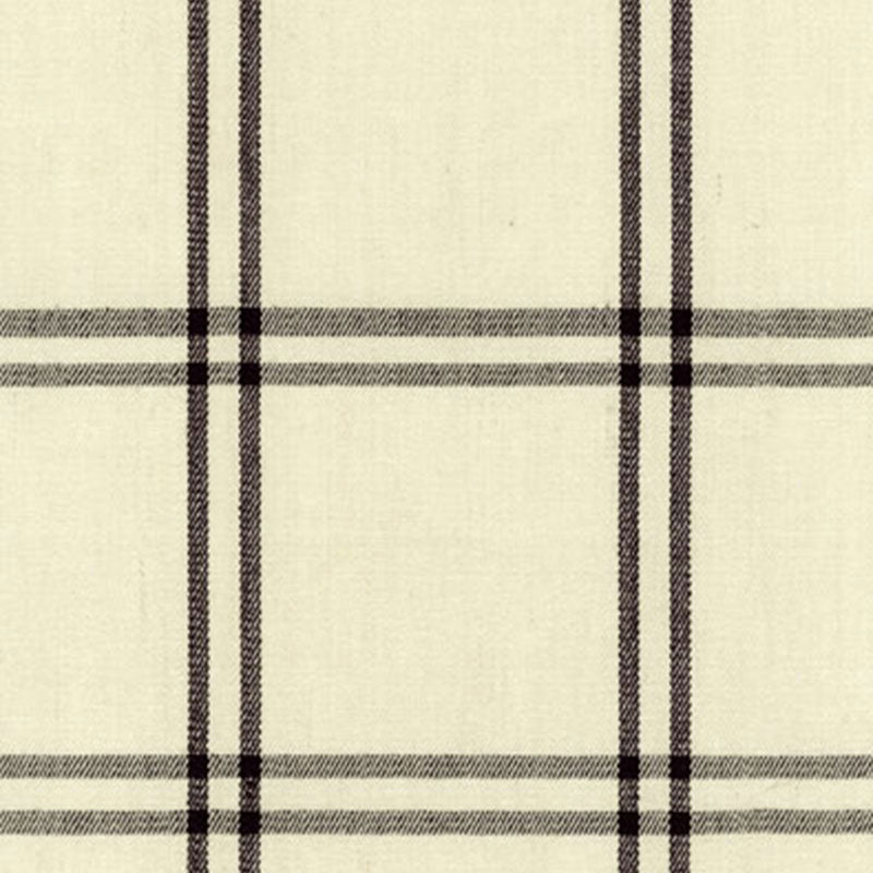 SCHUMACHER  CHROMA LUBERON PLAID PATTERN WOVENS,HIGH PERFORMANCE PATTERN WOVENS,HIGH PERFORMANCE RAVEN   - 55714