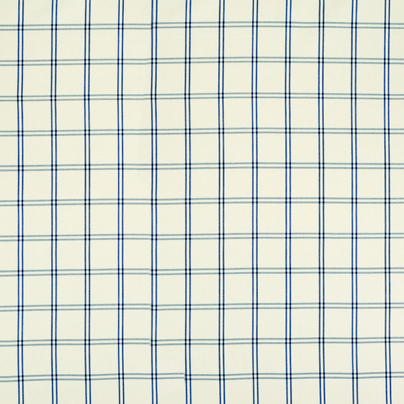SCHUMACHER FABRIC  NEW TRADITIONAL LUBERON PLAID   BLUE   - 55716