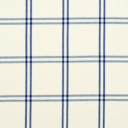 SCHUMACHER FABRIC  NEW TRADITIONAL LUBERON PLAID   BLUE   - 55716