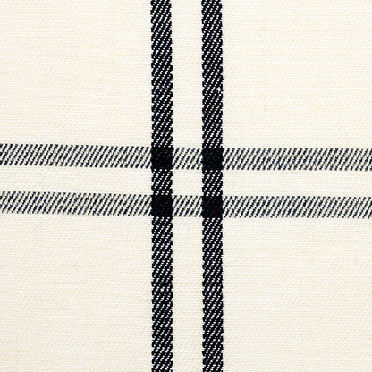 SCHUMACHER  NEW TRADITIONAL LUBERON PLAID PATTERN WOVENS,HIGH PERFORMANCE PATTERN WOVENS,HIGH PERFORMANCE BLACK   - 55718