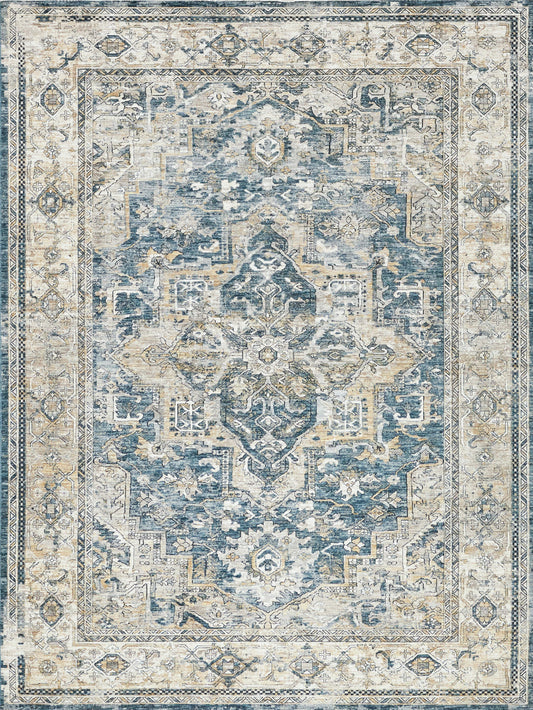 EXQUISITE RUGS   Power Loom/Hand-finished Runner    - 5598-2'6"X12'