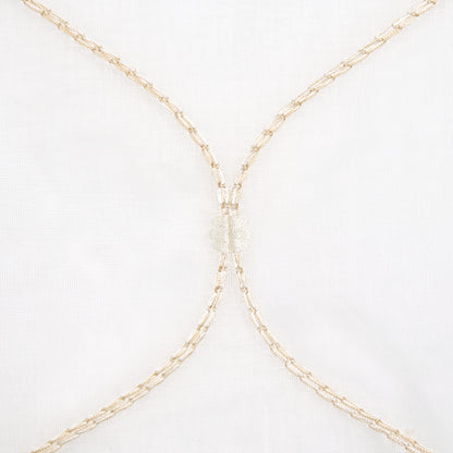 SCHUMACHER  RADIANCE SHEERS CELENA SHEER EMBROIDERY EMBROIDERIES,SHEERS & CASEMENTS EMBROIDERIES,SHEERS & CASEMENTS SAND   - 56000