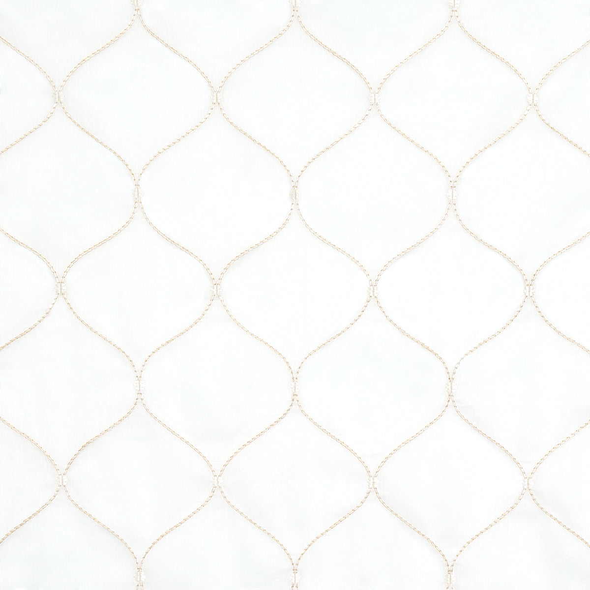 SCHUMACHER  RADIANCE SHEERS CELENA SHEER EMBROIDERY EMBROIDERIES,SHEERS & CASEMENTS EMBROIDERIES,SHEERS & CASEMENTS SAND   - 56000