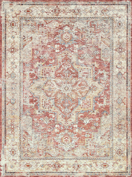 EXQUISITE RUGS   Power Loom/Hand-finished Runner    - 5600-2'6"X12'