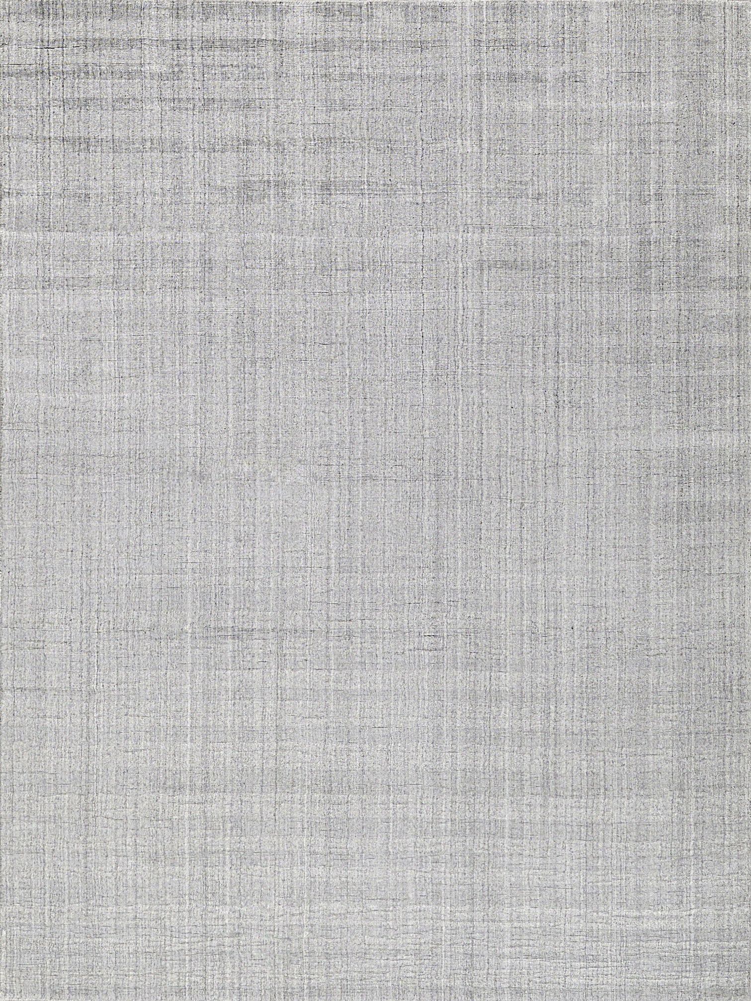 Gray linen-like woven rug texture with a subtle crosshatch pattern.