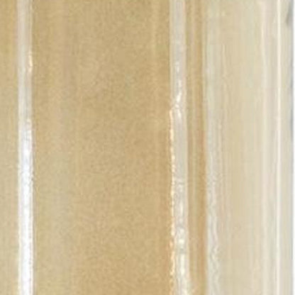 16" Gold And White Glass And Marble Table Vase