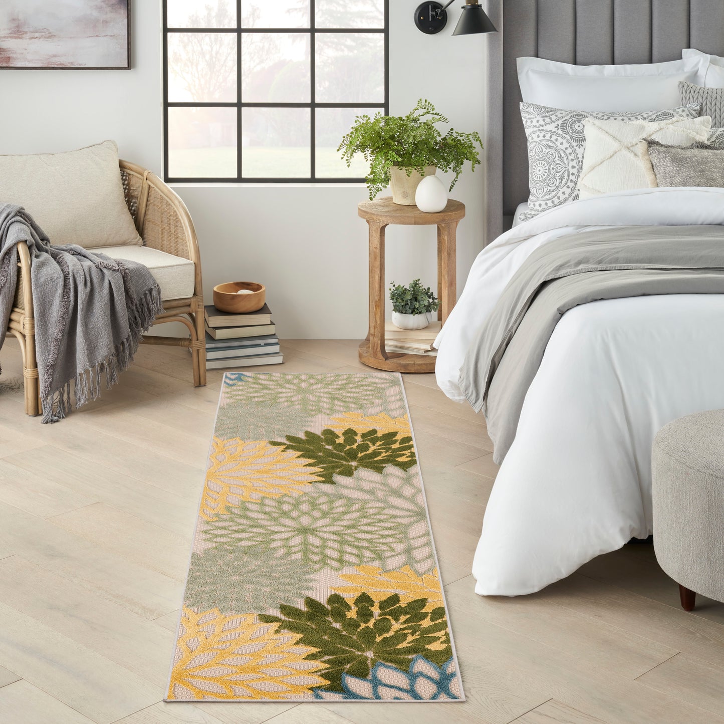 Nourison Rugs Nourison Home   Tropical 8' Runner    - 099446952882