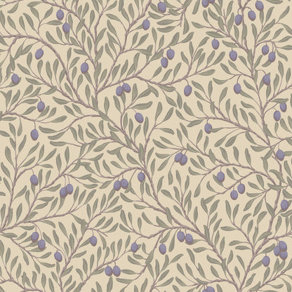 SCHUMACHER  Borastapeter OLIVTR??D   LEAF , NATURAL   - 5704