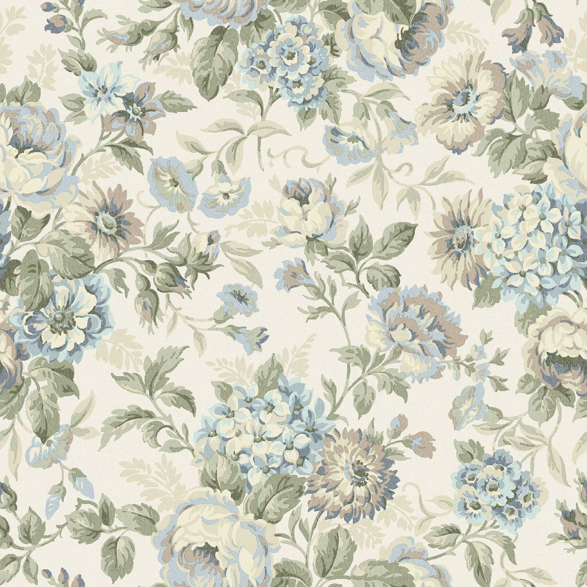 SCHUMACHER  Borastapeter HORTENSIA   BLUE   - 5726