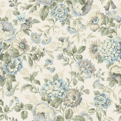 SCHUMACHER  Borastapeter HORTENSIA   BLUE   - 5726