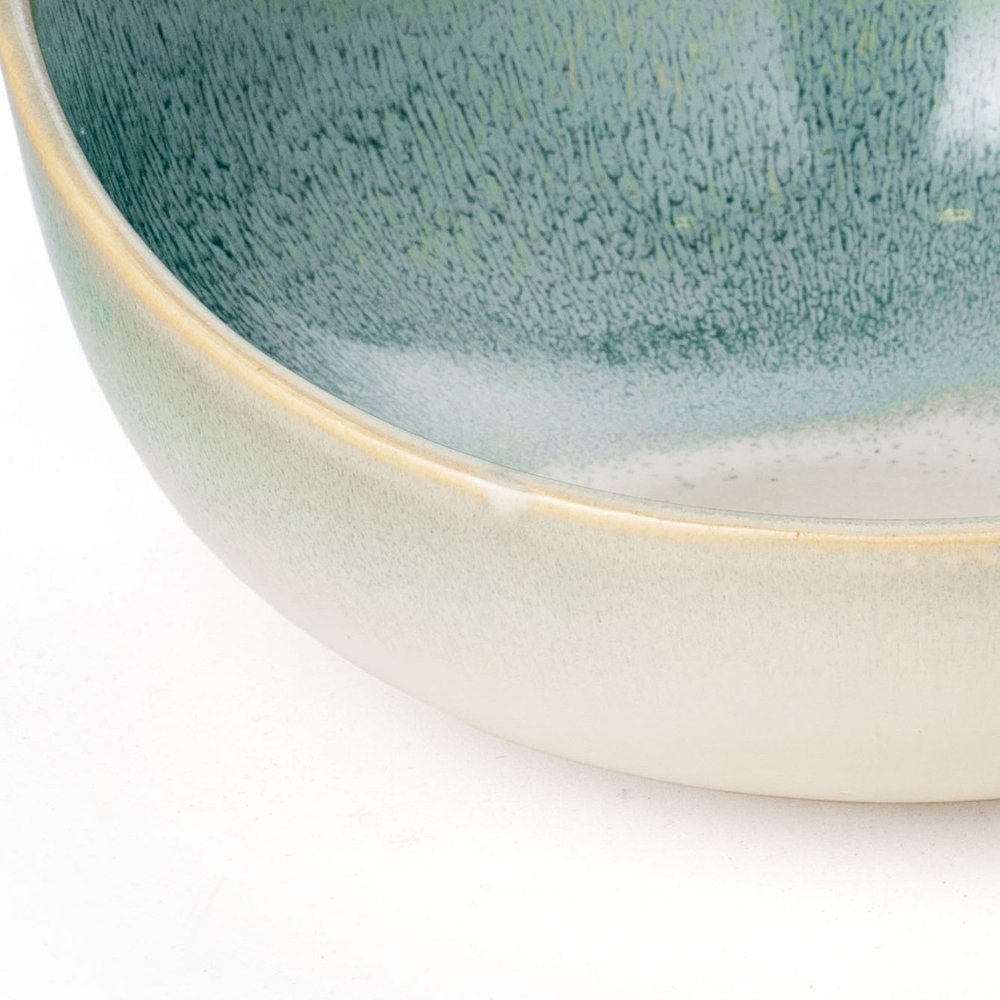 Set of Three Blue And White Ceramic Decorative Bowl