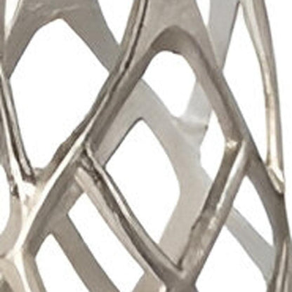 27" Cylinder Aluminum Floor Vase