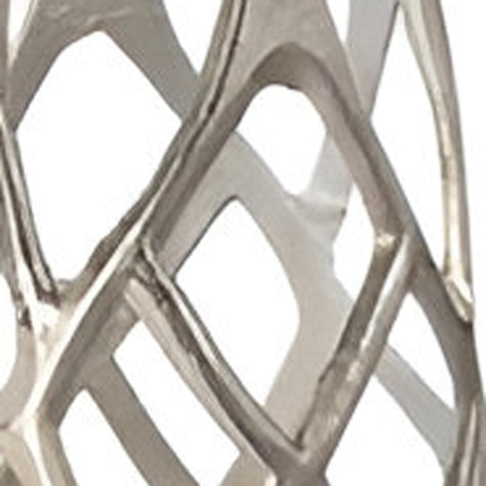27" Cylinder Aluminum Floor Vase