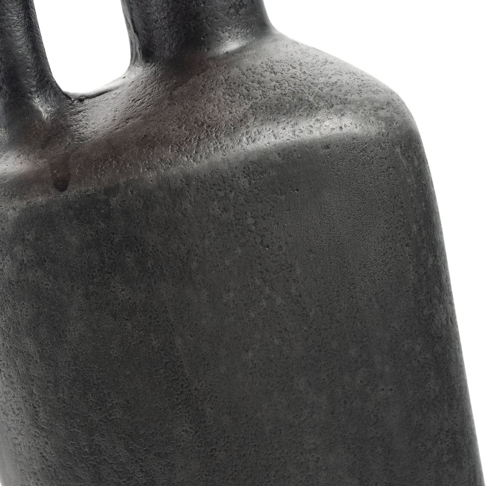 11" Gray Aluminum Jug Table Vase