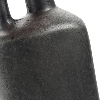 11" Gray Aluminum Jug Table Vase