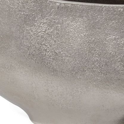 7" Nickel Aluminum Table Vase