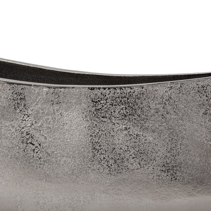 7" Nickel Aluminum Table Vase