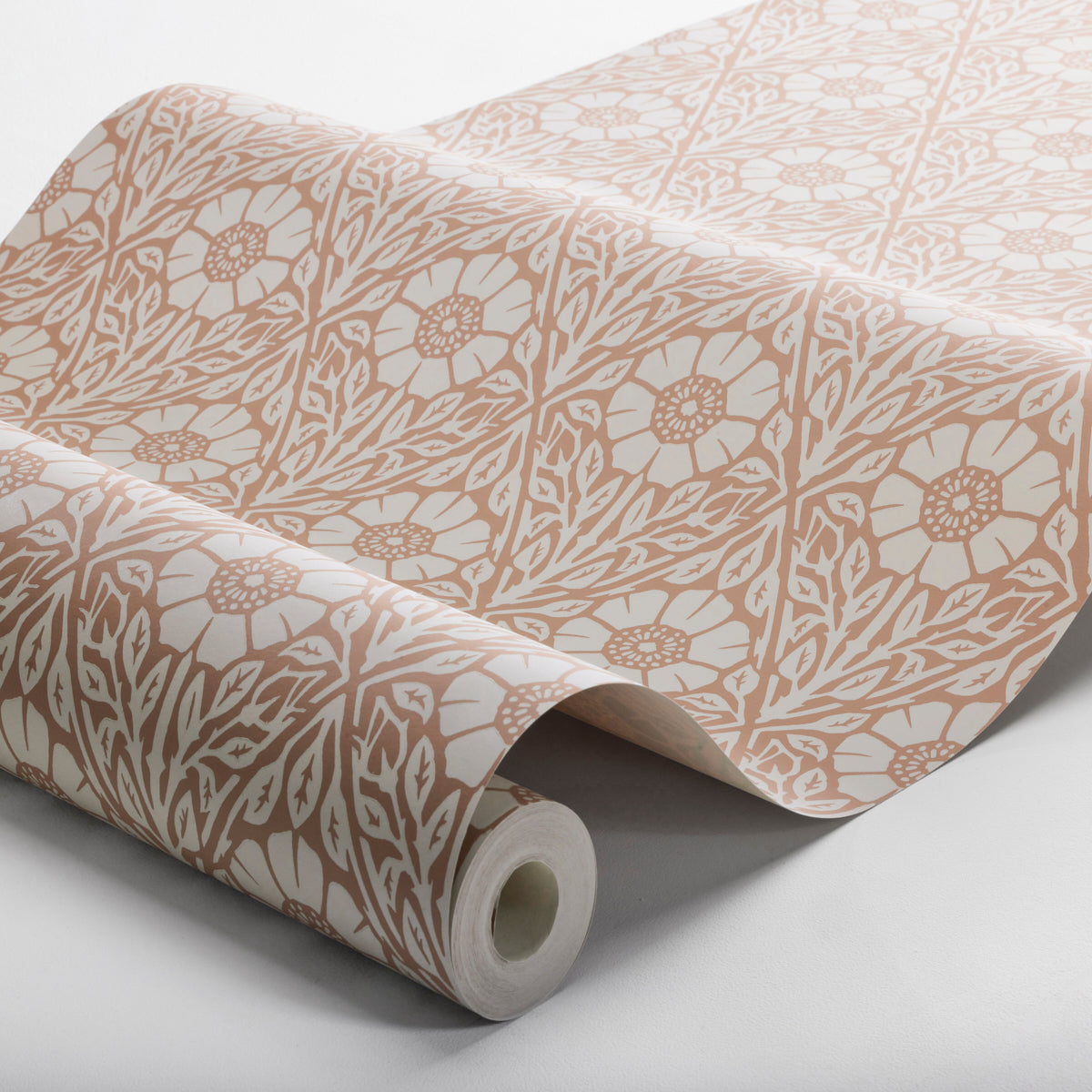 SCHUMACHER  Borastapeter NYPONROS   TERRACOTTA   - 5812