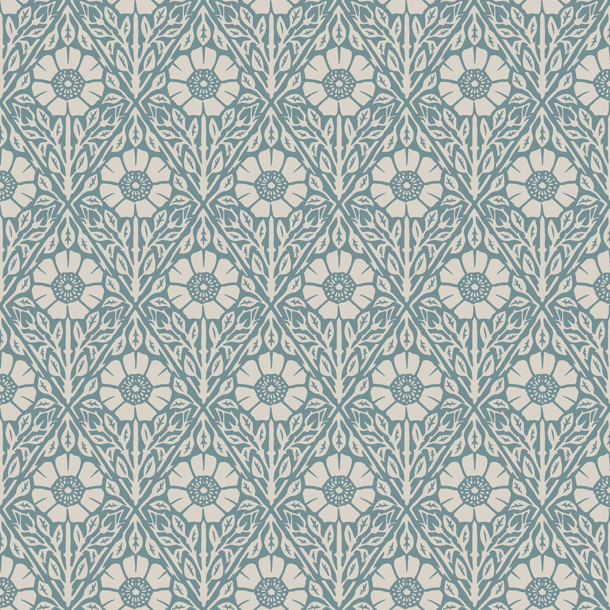 SCHUMACHER  Borastapeter NYPONROS   BLUE   - 5813