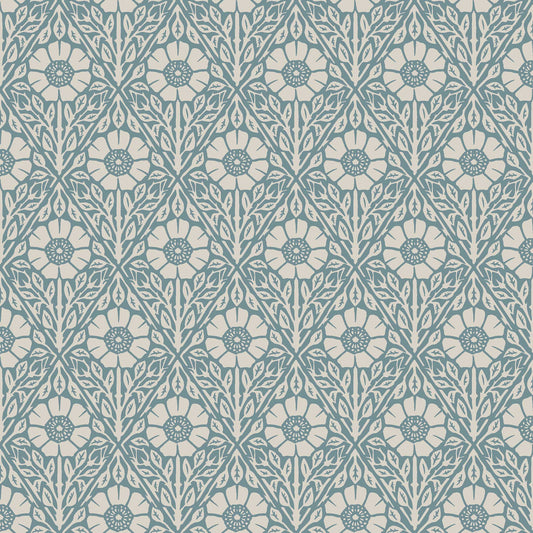 SCHUMACHER  Borastapeter NYPONROS   BLUE   - 5813