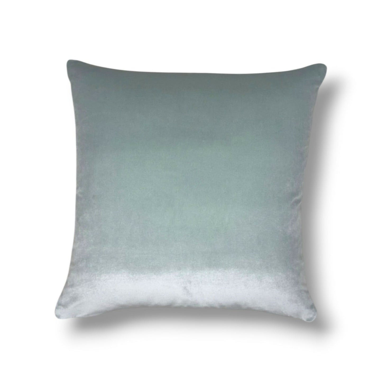 20" Mist / Soft Blue / Pale Gray Velvet Pillow Cover in Rogers & Goffigon Cabriolet – Mist (PF7003-07) Fabric | Silverwood Studio (Cover Only)
