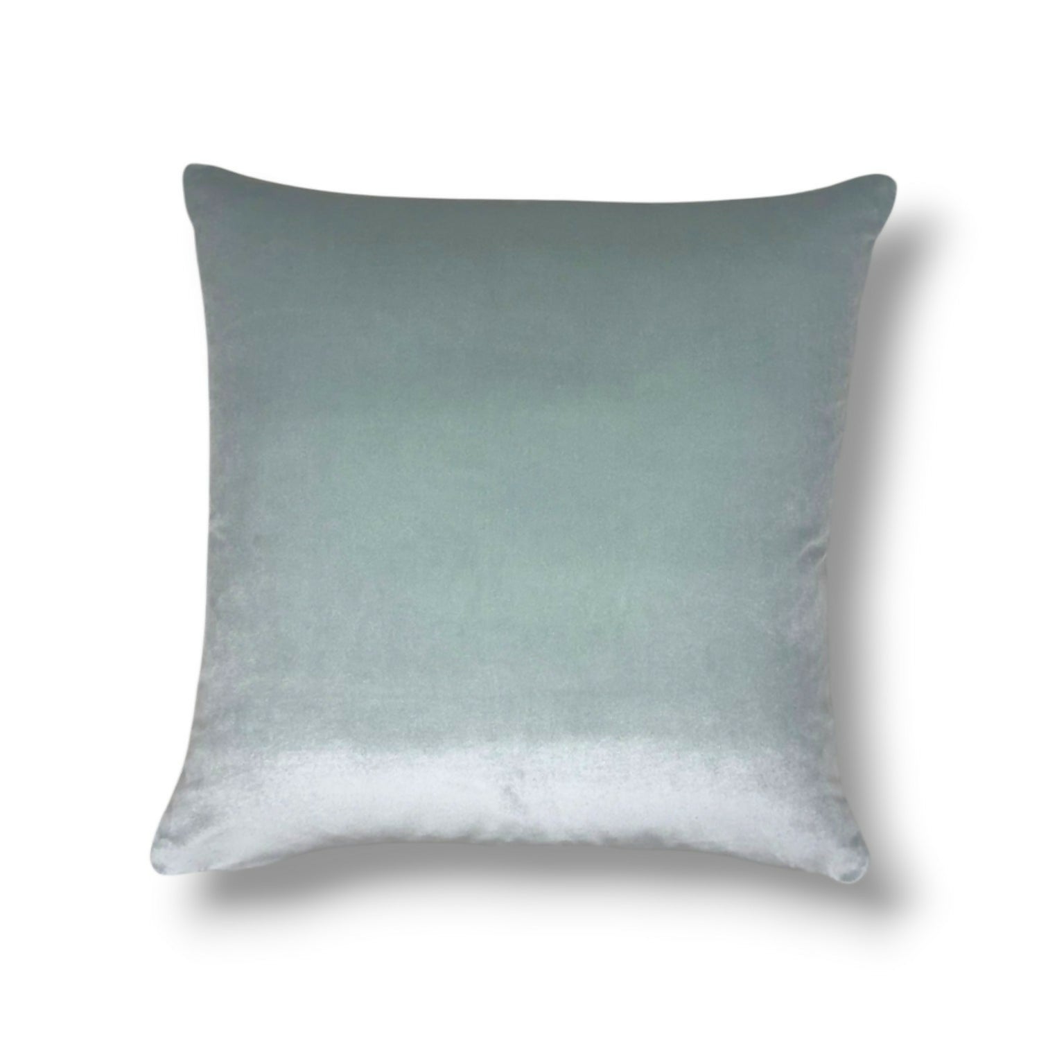 20" Mist / Soft Blue / Pale Gray Velvet Pillow Cover in Rogers & Goffigon Cabriolet – Mist (PF7003-07) Fabric | Silverwood Studio (Cover Only)
