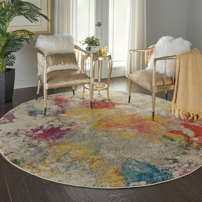 Nourison Rugs Nourison Home   Modern & Contemporary 8' X Round    - 099446482907
