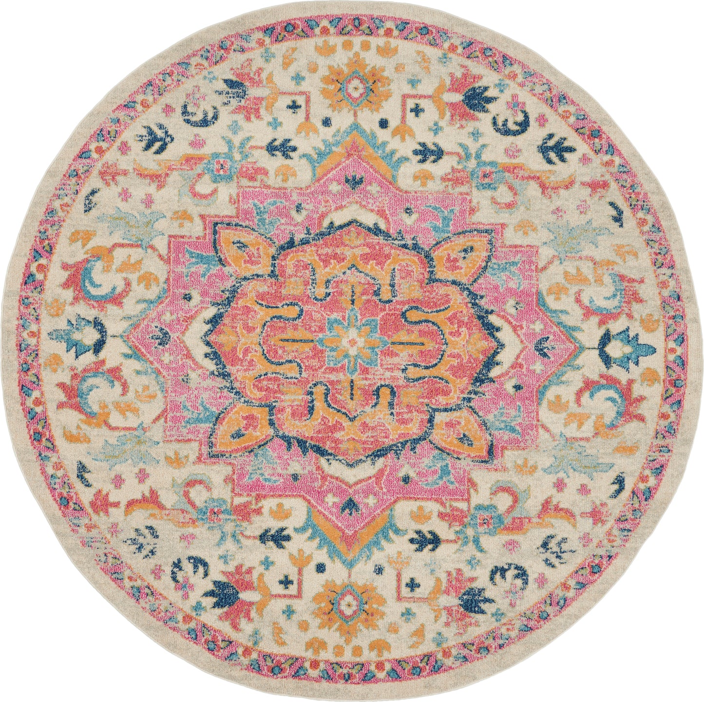 Nourison Rugs Nourison Home   Bohemian 8' X Round    - 099446748256