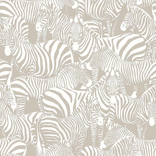 JF Fabrics -Wallpaper 6000 95 Wallpaper Grey,Silver  Non-Woven - 5892295 W7231