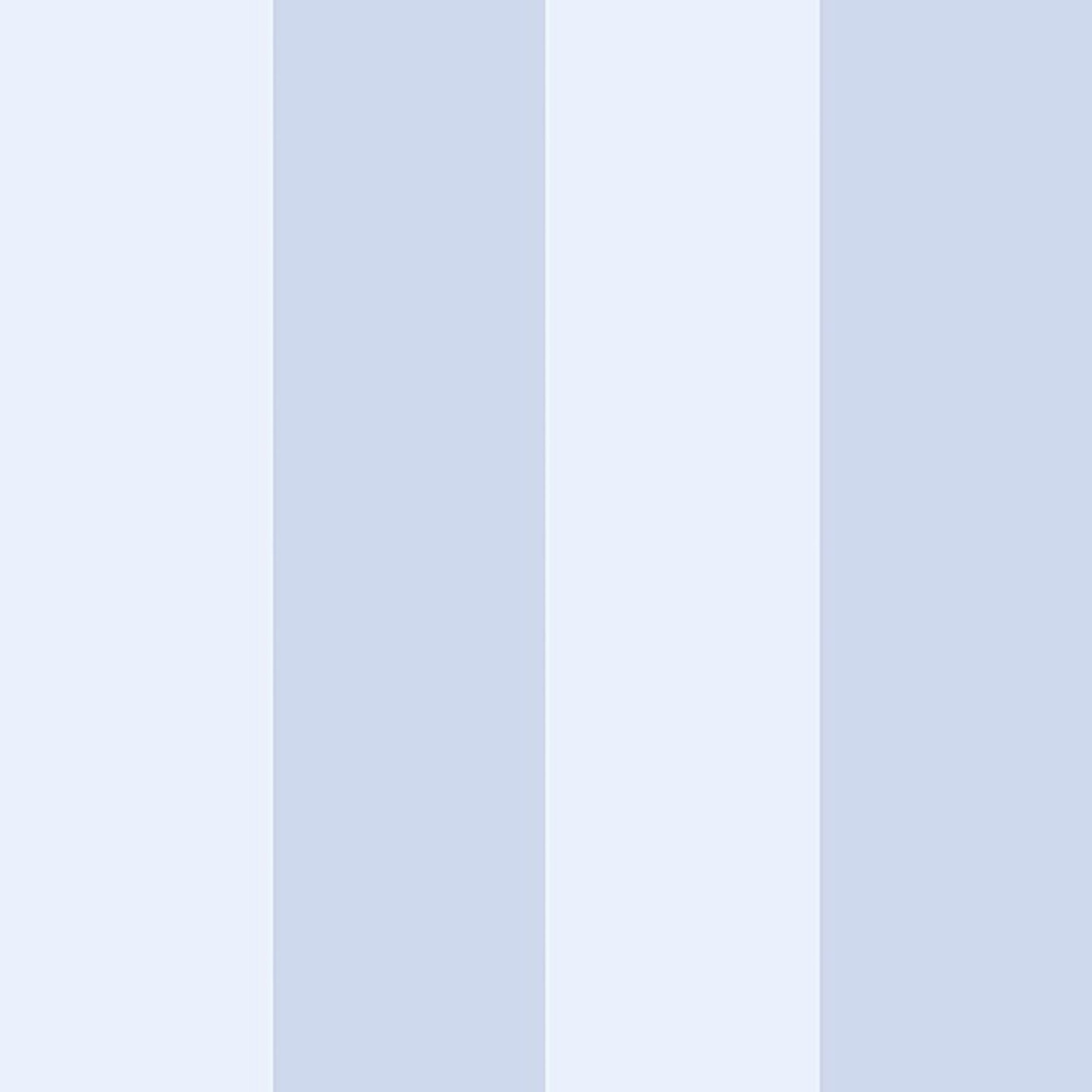 Pastel blue vertical stripe wallpaper pattern with alternating light blue shades; wallpaper swatch.