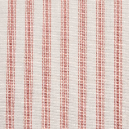 SCHUMACHER  NEW TRADITIONAL WELLFLEET TICKING STRIPE PATTERN WOVEN PATTERN WOVEN PINK   - 60074