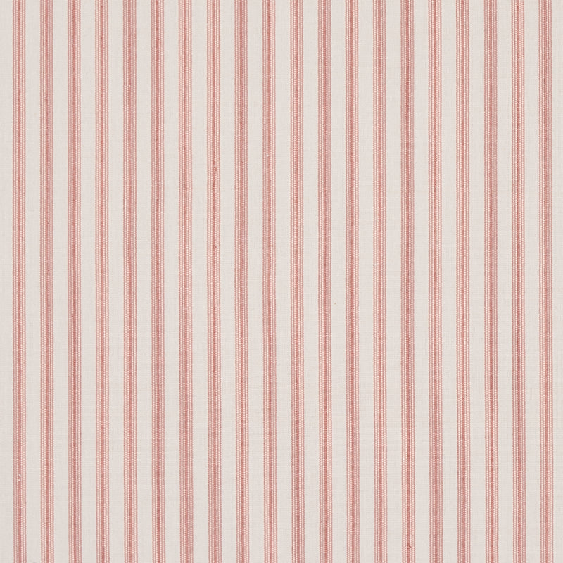 SCHUMACHER  NEW TRADITIONAL WELLFLEET TICKING STRIPE PATTERN WOVEN PATTERN WOVEN PINK   - 60074
