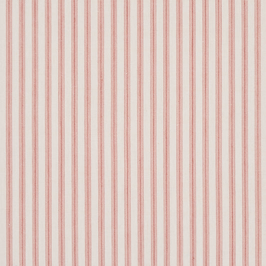 SCHUMACHER  NEW TRADITIONAL WELLFLEET TICKING STRIPE PATTERN WOVEN PATTERN WOVEN PINK   - 60074