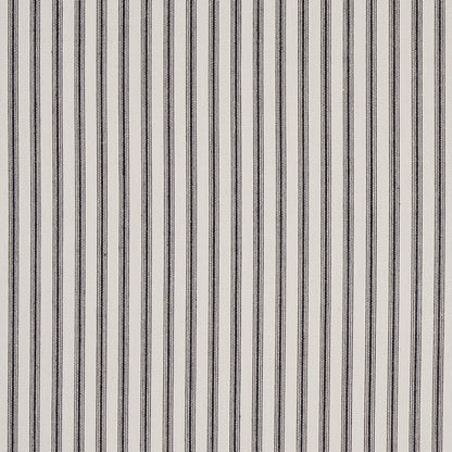 SCHUMACHER  NEW TRADITIONAL WELLFLEET TICKING STRIPE PATTERN WOVEN PATTERN WOVEN BLACK   - 60077
