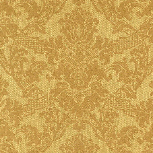 SCHUMACHER  CHROMA GROVE PARK DAMASK PATTERN WOVENS PATTERN WOVENS HICKORY   - 60084