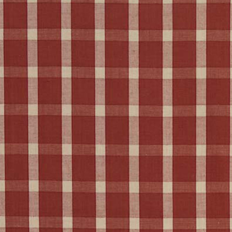 SCHUMACHER FABRIC  CHROMA PORTSMITH CHECK   BERRY   - 60127