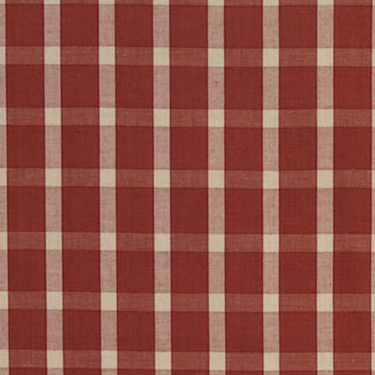 SCHUMACHER FABRIC  CHROMA PORTSMITH CHECK   BERRY   - 60127