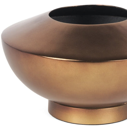 5" Antiqued Bronze Metal Table Vase