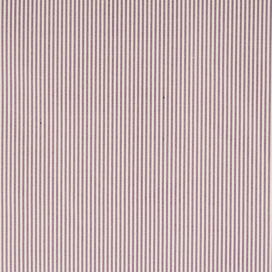 SCHUMACHER FABRIC  NEW TRADITIONAL CHAREE SILK STRIPE   AUBERGINE   - 60923